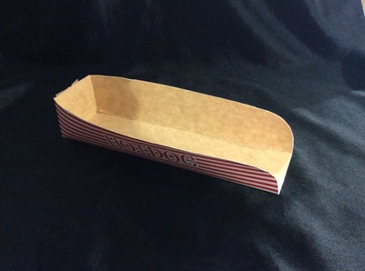 Hotdog paper food box