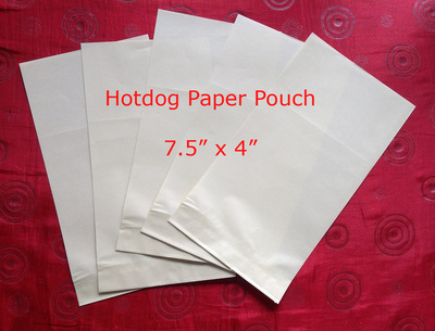 Happy Meal Hotdog Paper Pouch 7.5"x 4"