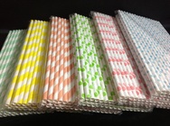Paper Straws with different colors