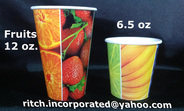 Paper Cups for fruits, on two different sizes