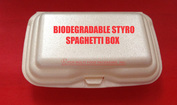Biodegradable styro spaghetti box and fruit tray 